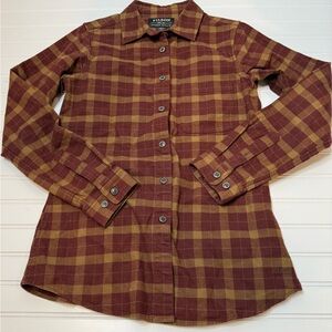 Filson Women's Alaskan Guide Shirt Plaid Flannel Small 1884